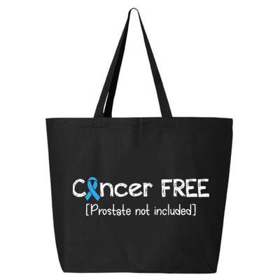 Prostate Cancer Free Prostate Cancer Awareness Ribbon 25L Jumbo Tote