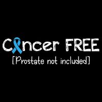 Prostate Cancer Free Prostate Cancer Awareness Ribbon Women's V-Neck T-Shirt