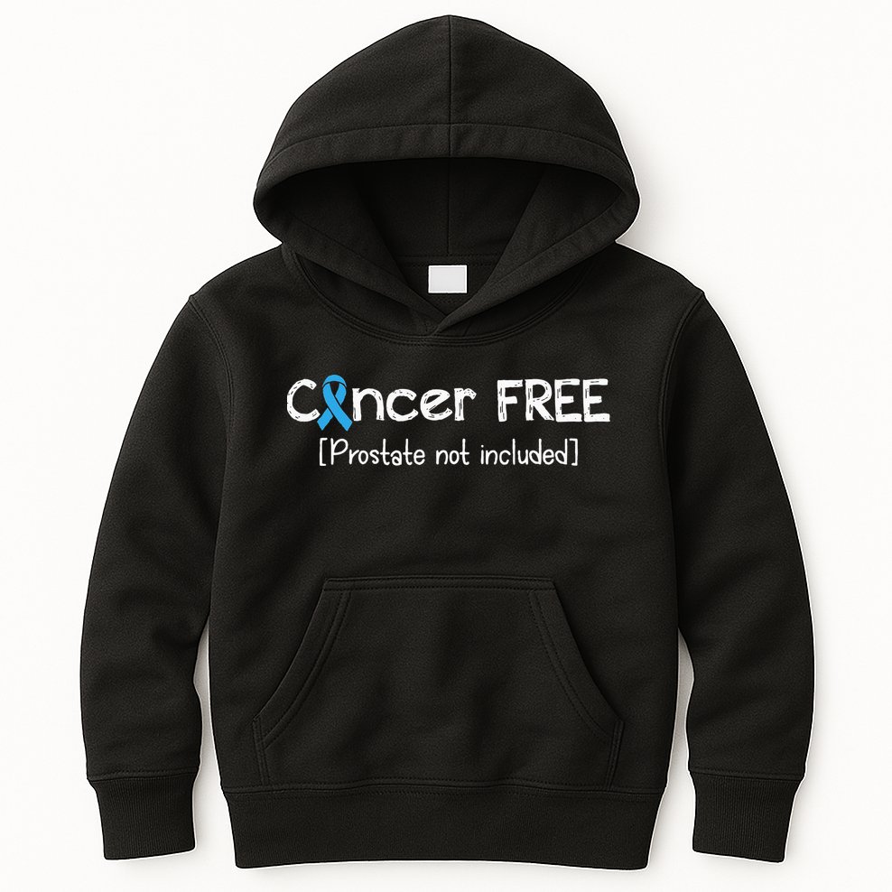Prostate Cancer Free Prostate Cancer Awareness Ribbon Kids Hoodie
