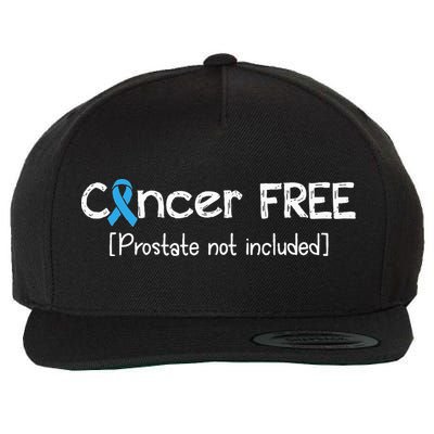 Prostate Cancer Free Prostate Cancer Awareness Ribbon Wool Snapback Cap
