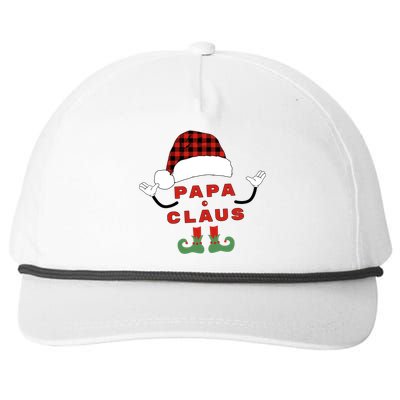 Papa Claus Family Holiday Cheer Gift Snapback Five-Panel Rope Hat