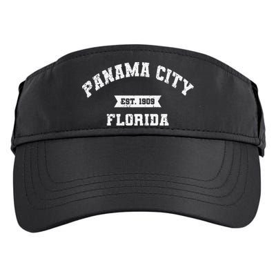 Panama City Florida Fl Vintage Athletic Established Adult Drive Performance Visor