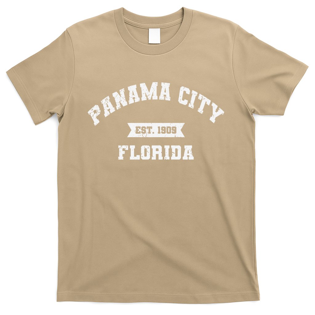 Panama City Florida Fl Vintage Athletic Established T-Shirt