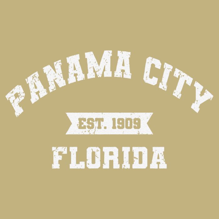 Panama City Florida Fl Vintage Athletic Established T-Shirt