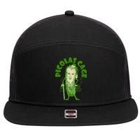 Picolas Cage Funny celebs Meme Cucumber Pickle Cute 7 Panel Mesh Trucker Snapback Hat