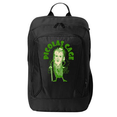 Picolas Cage Funny celebs Meme Cucumber Pickle Cute City Backpack