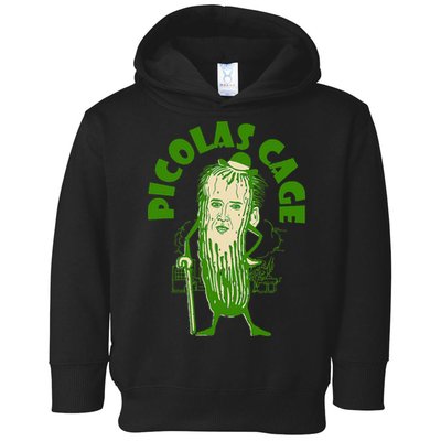 Picolas Cage Funny celebs Meme Cucumber Pickle Cute Toddler Hoodie