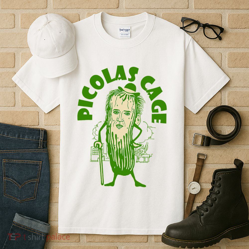 Picolas Cage Funny celebs Meme Cucumber Pickle Cute Tall T-Shirt