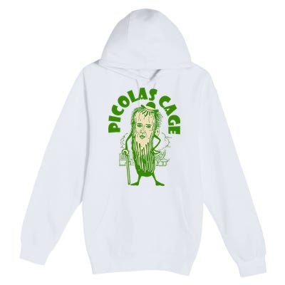 Picolas Cage Funny celebs Meme Cucumber Pickle Cute Premium Pullover Hoodie