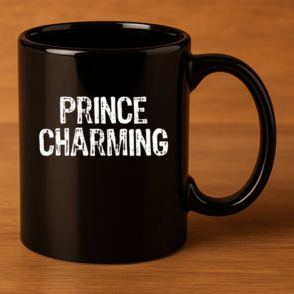 Prince Charming Fairytale Funny Sarcastic Fairy Tale Costume 11oz C Handle Ceramic Mug