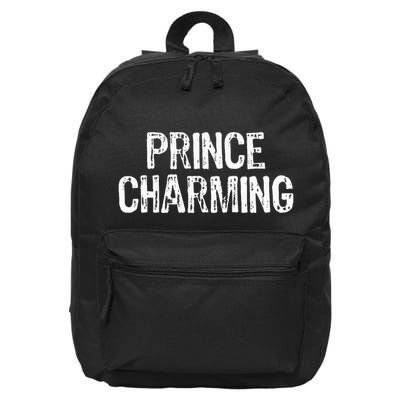 Prince Charming Fairytale Funny Sarcastic Fairy Tale Costume 16 in Basic Backpack