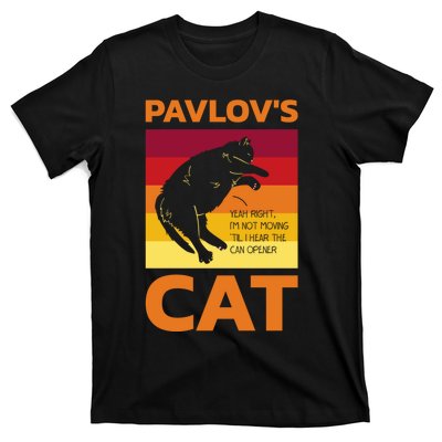 PavlovS Cat For Psychologists T-Shirt