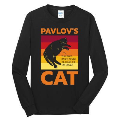 PavlovS Cat For Psychologists Tall Long Sleeve T-Shirt