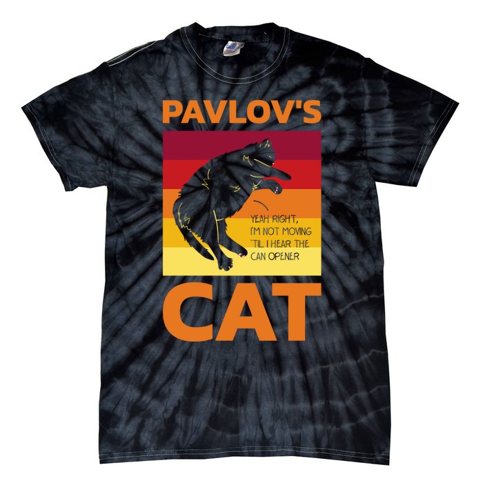 PavlovS Cat For Psychologists Tie-Dye T-Shirt