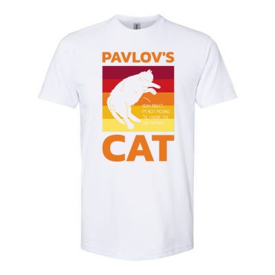 PavlovS Cat For Psychologists Softstyle CVC T-Shirt