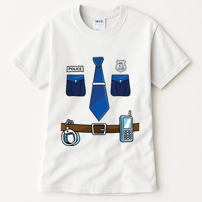 Police Costume For Halloween Police Officer Tall T-Shirt