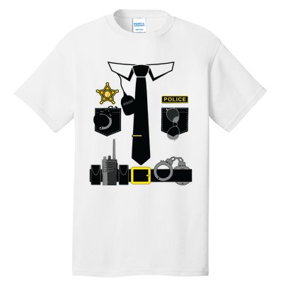 Police Costume For Halloween Costume Law Enforcer Tall T-Shirt