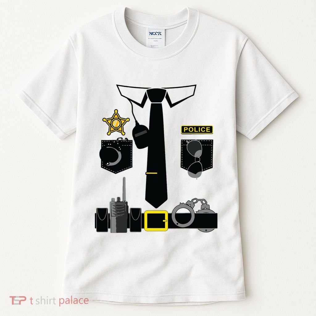 Police Costume For Halloween Costume Law Enforcer Tall T-Shirt
