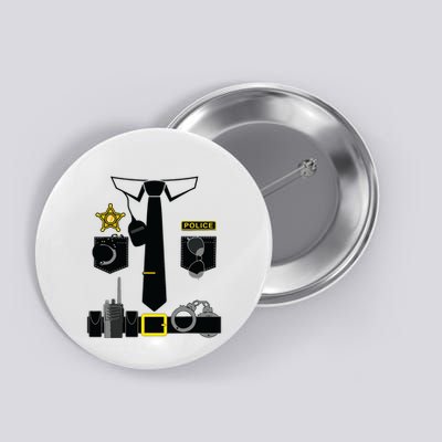Police Costume For Halloween Costume Law Enforcer Button