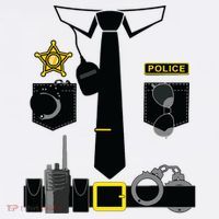 Police Costume For Halloween Costume Law Enforcer Tank Top