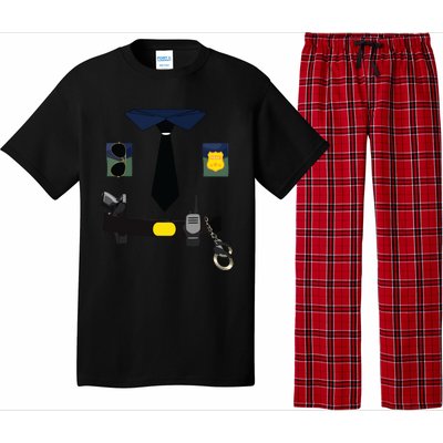 Police Costume For Halloween Police Officer Pajama Set