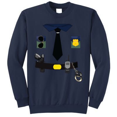 Police Costume For Halloween Police Officer Sweatshirt