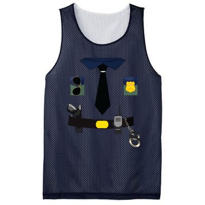 Police Costume For Halloween Police Officer Mesh Reversible Basketball Jersey Tank