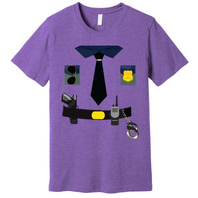 Police Costume For Halloween Police Officer Premium T-Shirt