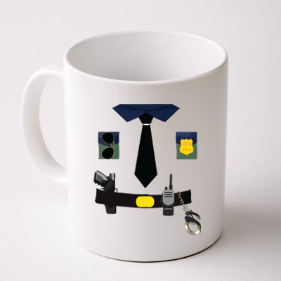 Police Costume For Halloween Police Officer Coffee Mug