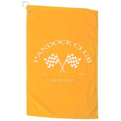 Paddock Club Formula One F1 Platinum Collection Golf Towel