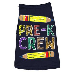 PreK Crew Funny PreK Teachers Back To School Doggie Tank