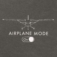 Pilot C172 Flying Gift Airplane Mode Short Sleeve Cotton Canvas Backpack