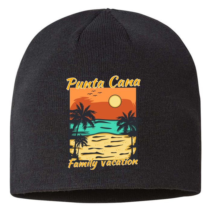 Punta Cana Family Vacation 2024 Matching Dominican Republic Sustainable Beanie