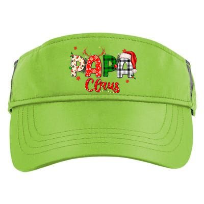 Papa Claus Gift Christmas Lights Pajama Family Matching Cool Gift Adult Drive Performance Visor