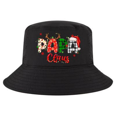 Papa Claus Gift Christmas Lights Pajama Family Matching Cool Gift Cool Comfort Performance Bucket Hat