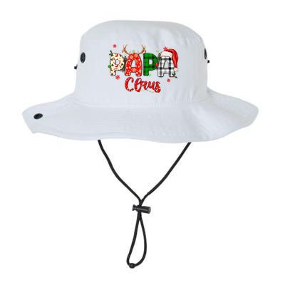 Papa Claus Gift Christmas Lights Pajama Family Matching Cool Gift Legacy Cool Fit Booney Bucket Hat