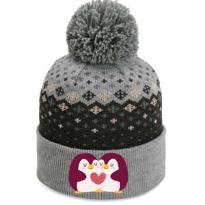 Penguin Couples Gift Wedding Anniversary Valentines Him Her Gift The Baniff Cuffed Pom Beanie