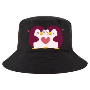 Penguin Couples Gift Wedding Anniversary Valentines Him Her Gift Cool Comfort Performance Bucket Hat