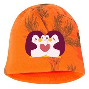 Penguin Couples Gift Wedding Anniversary Valentines Him Her Gift Kati - Camo Knit Beanie