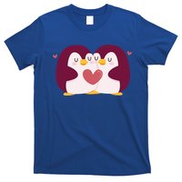 Penguin Couples Gift Wedding Anniversary Valentines Him Her Gift T-Shirt