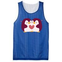 Penguin Couples Gift Wedding Anniversary Valentines Him Her Gift Mesh Reversible Basketball Jersey Tank