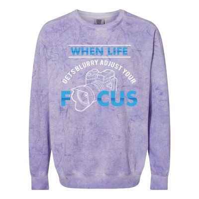 Photographer Cute Gift Colorblast Crewneck Sweatshirt