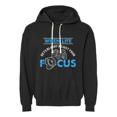 Photographer Cute Gift Garment-Dyed Fleece Hoodie