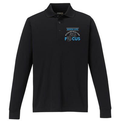 Photographer Cute Gift Performance Long Sleeve Polo