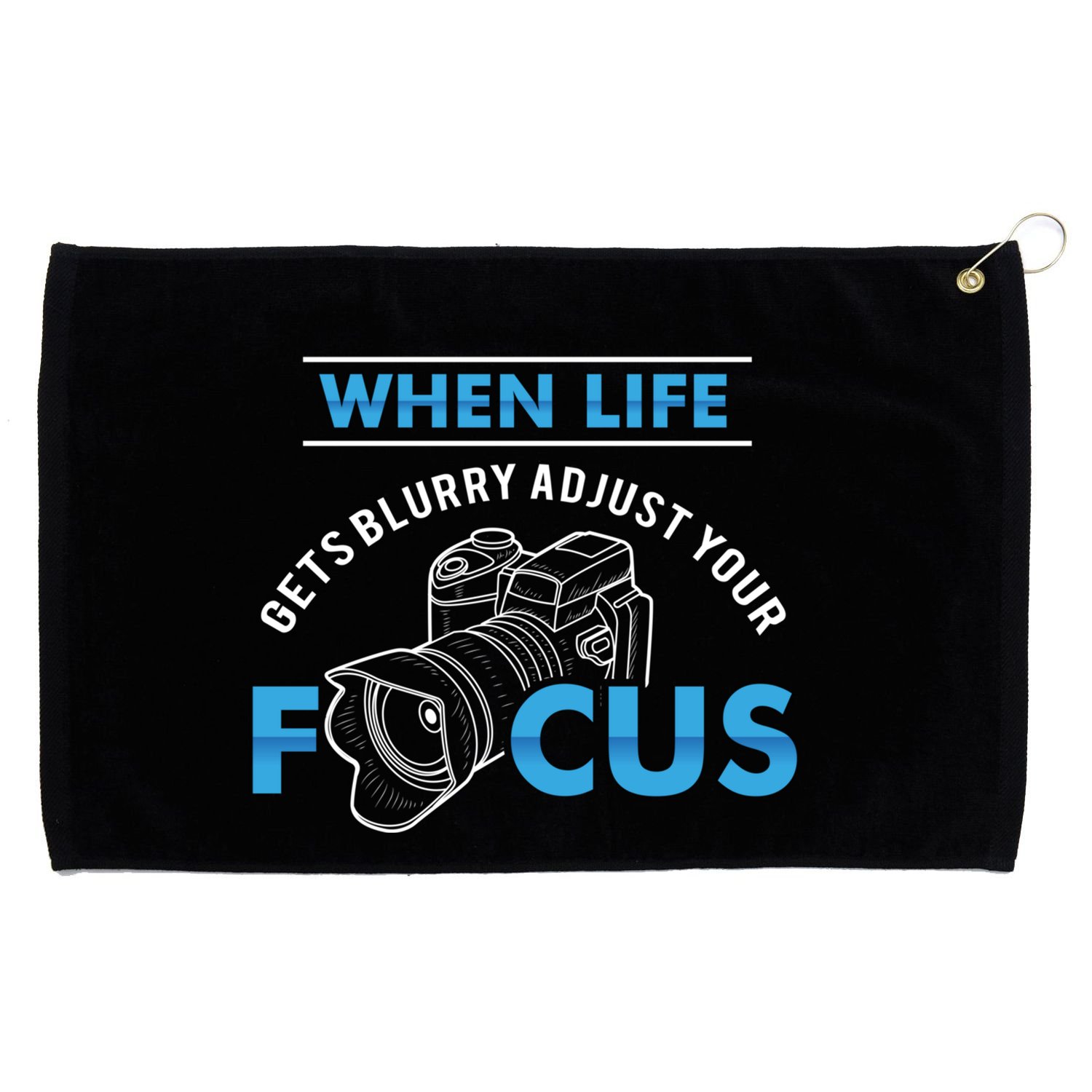 Photographer Cute Gift Grommeted Golf Towel