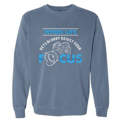 Photographer Cute Gift Garment-Dyed Sweatshirt