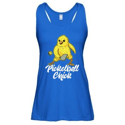 Pickleball Chick Gift Ladies Essential Flowy Tank