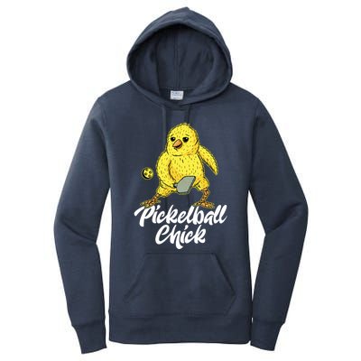 Pickleball Chick Gift Women's Pullover Hoodie