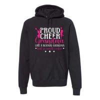 Proud Cheer Grandma Of A Cheerleader Grandmother Premium Hoodie