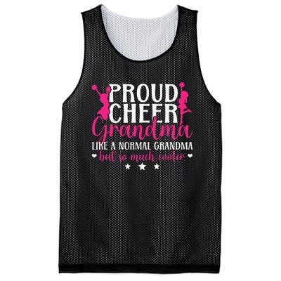 Proud Cheer Grandma Of A Cheerleader Grandmother Mesh Reversible Basketball Jersey Tank